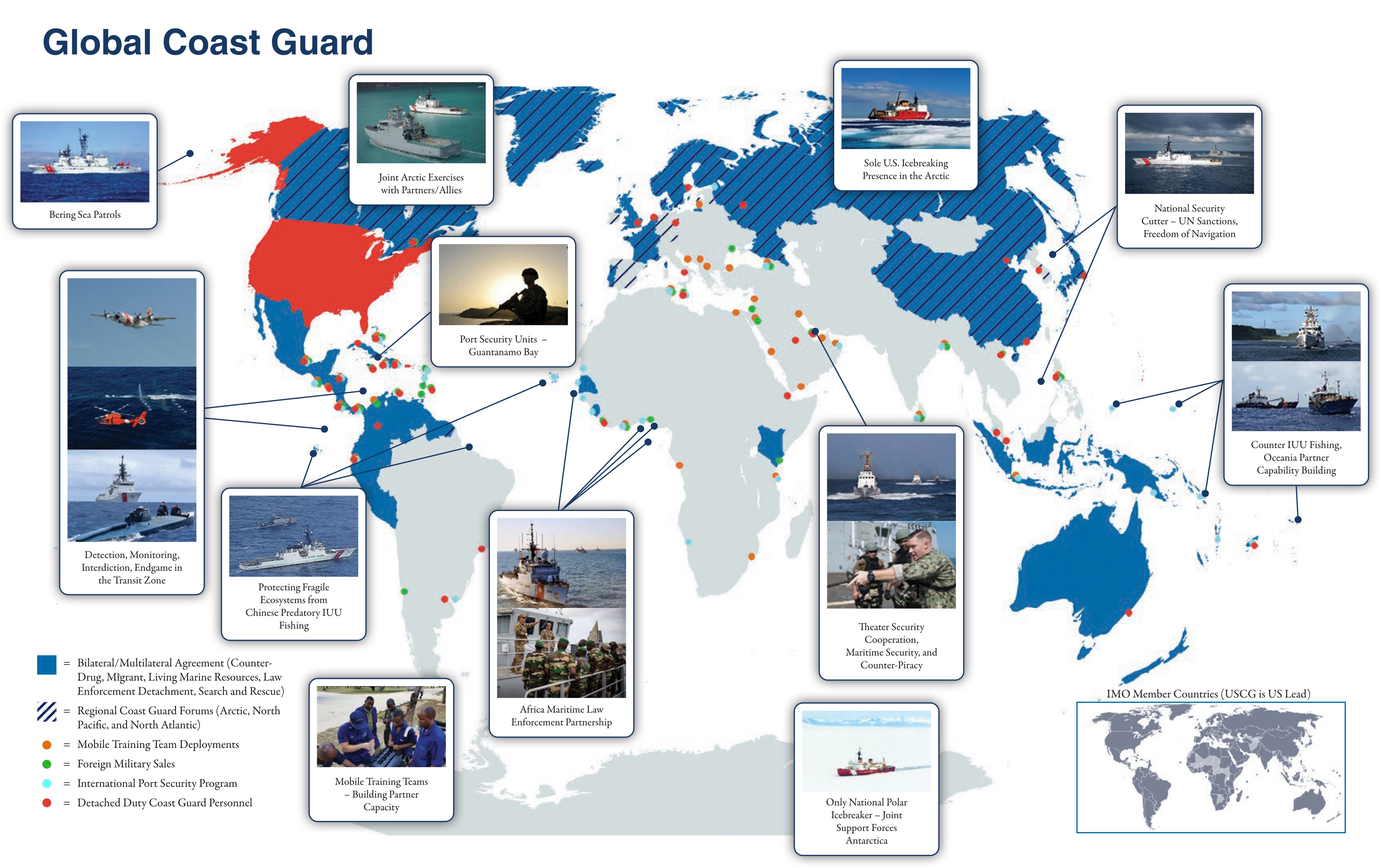 Deckplate Diplomats Invest In Coast Guard FAOs Proceedings USCG Global Coast Guard Map 1
